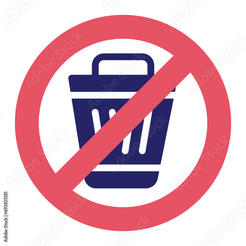 No Littering Icon