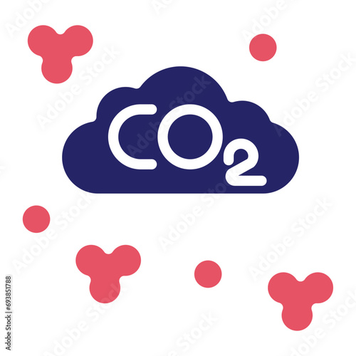 Carbon dioxide Icon