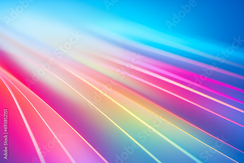 Lines of neon glowing light streaks in a gentle curvy motion pattern, sleek modern flowing energy backdrop.