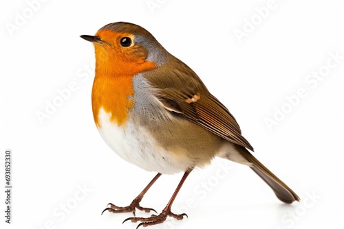 robin isolated on white background © Ammar