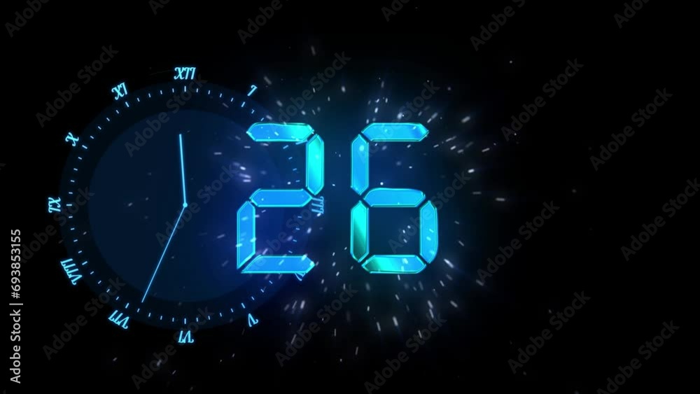 New Year Countdown Animation, Happy New Year 2024