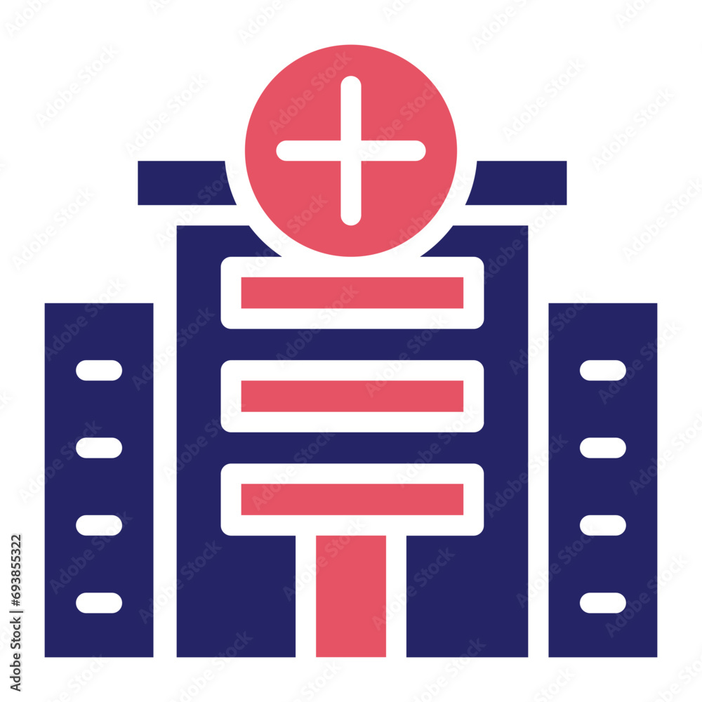 Fototapeta premium Hospital Icon