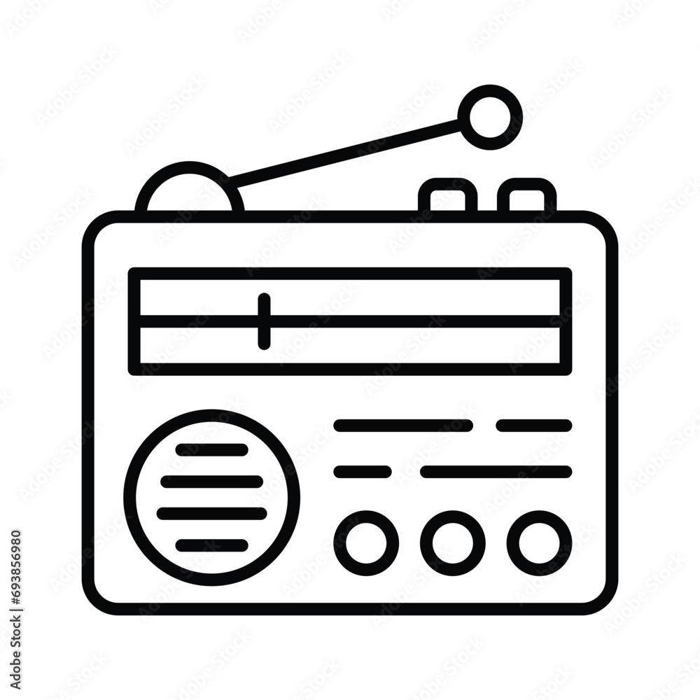 Get hold this beautiful icon of radio, old broadcasting device Get hold this beautiful icon of radio, old broadcasting device