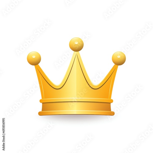 a gold crown with three dots