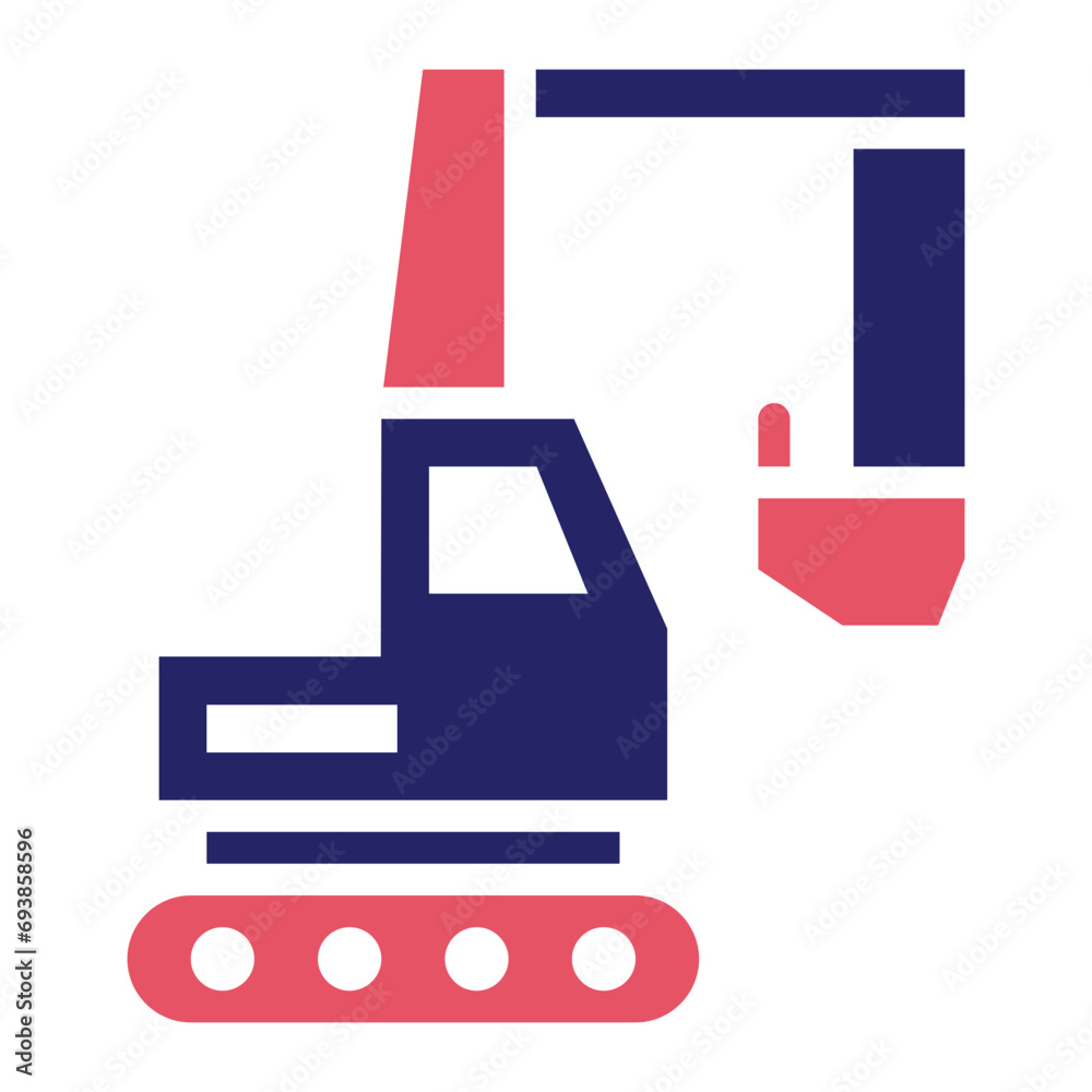 Excavator Icon Excavator Icon