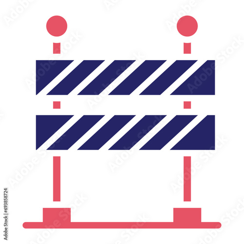 Construction Barrier Icon