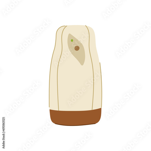 packaging automatic air freshener cartoon. cosmetic bottle, scent container, package smell packaging automatic air freshener sign. isolated symbol vector illustration