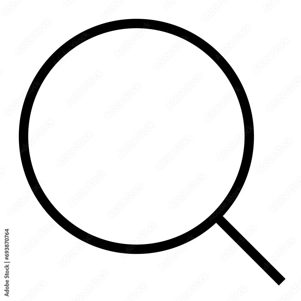 This is the Search icon from the Essential Element icon collection with an Outline style This is the Search icon from the Essential Element icon collection with an Outline style