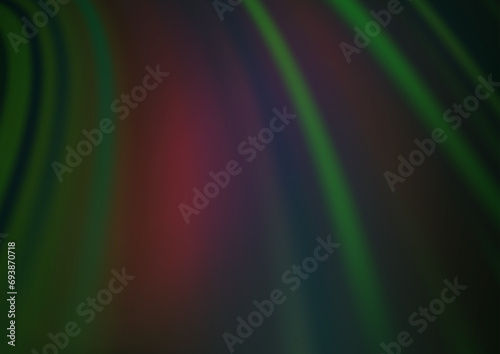 Dark Green vector template with bubble shapes.