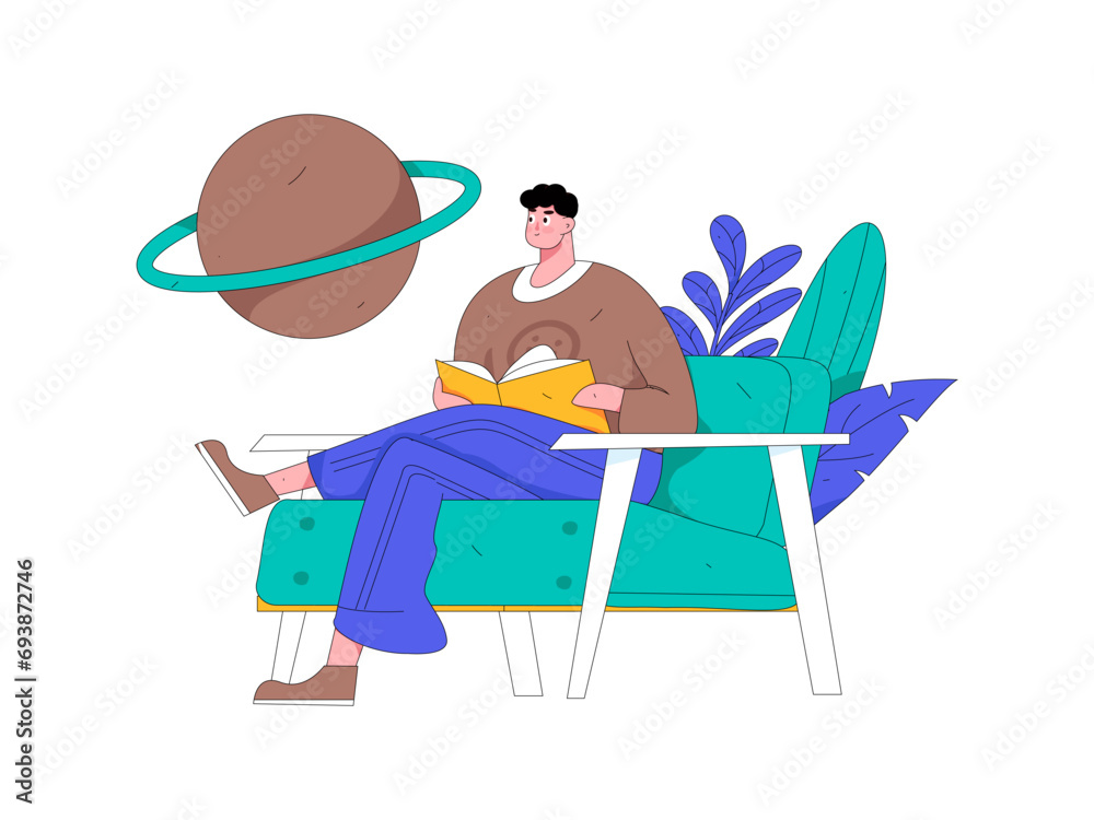 Education and learning people flat vector concept hand drawn illustration
Education and learning people flat vector concept hand drawn illustration