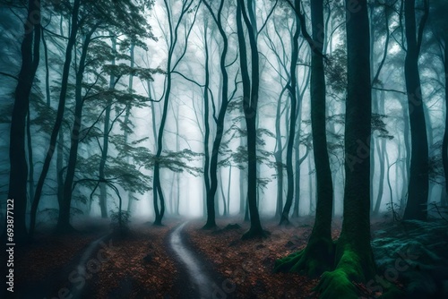 fog in the forest © naveed