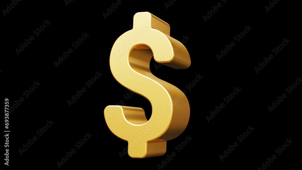 3d finance illustration of golden shine sign of dollar on black color background. 3d design of business illustration 3d finance illustration of golden shine sign of dollar on black color background. 3d design of business illustration
