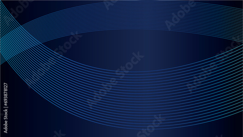 wave curve abstract presentation background. Luxury paper cut background