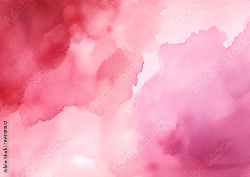 背景、バナー用の液体流体テクスチャーを持つティール色の赤と紫による抽象的な水彩絵の具の背景,Abstract watercolor background by teal red and purple with liquid fluid texture for background, banner,Generative AI 