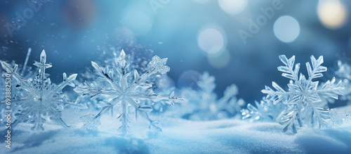 雪の結晶,snowflake,Generative AI  © lime