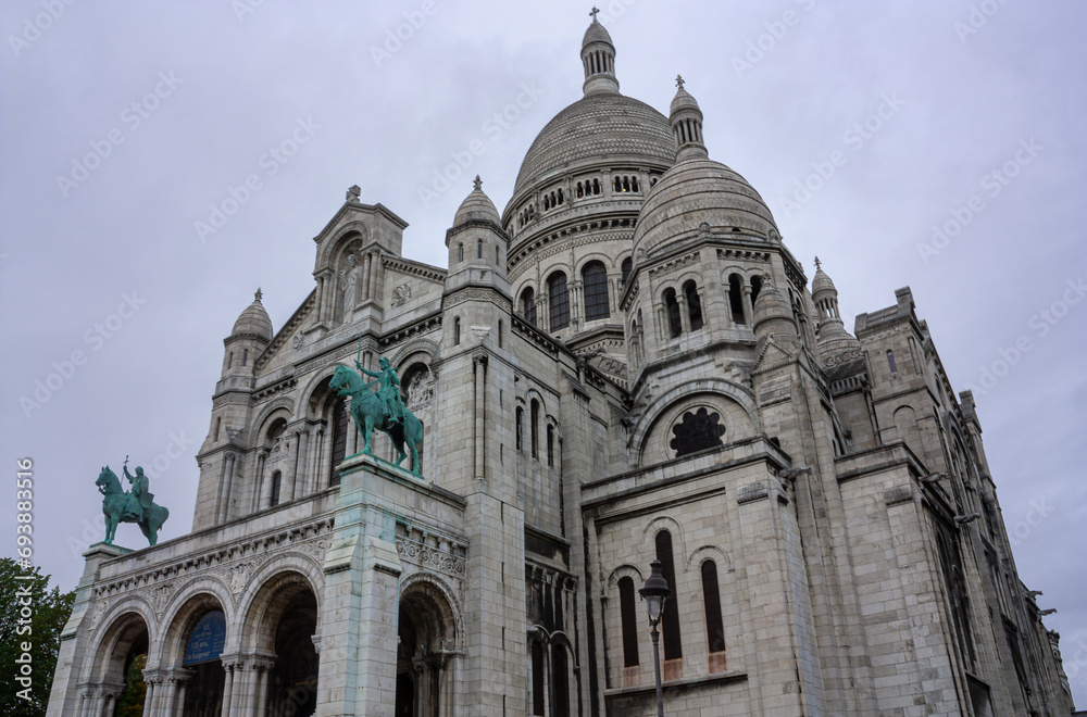 A view of the Sacre Coeur cathedral