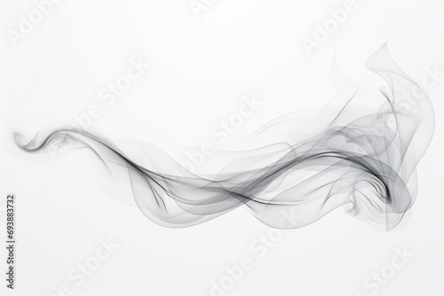 Smoke on a white background