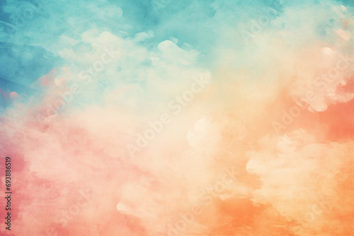 背景、バナー用の液体流体テクスチャーを持つティール色の赤と黄色と青による抽象的な水彩絵の具の背景,Abstract watercolor background by teal red and yellow and blue with liquid fluid texture for background, banner,Generative AI	