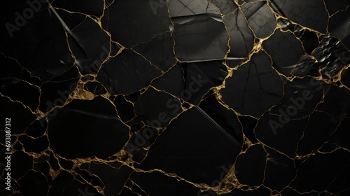 Black Marble Texture Background Dark Backdrop