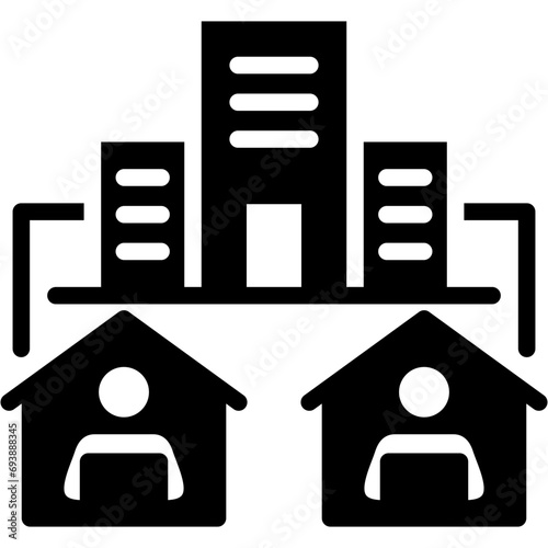 Remote Worker Icon