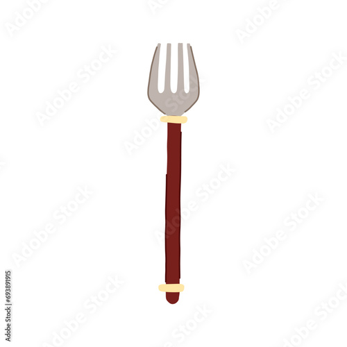 spoon fork cartoon. silverware cutlery, food kitchen, plate symbol spoon fork sign. isolated symbol vector illustration