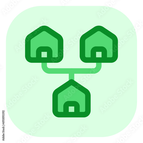 Editable local, home, network, LAN, connection vector icon. Remote work, job, profession, freelance. Part of a big icon set family. Perfect for web and app interfaces, presentations, infographics, etc