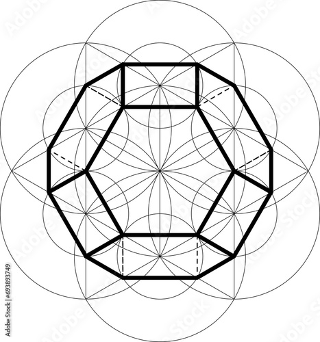 Truncated Octahedron With Base