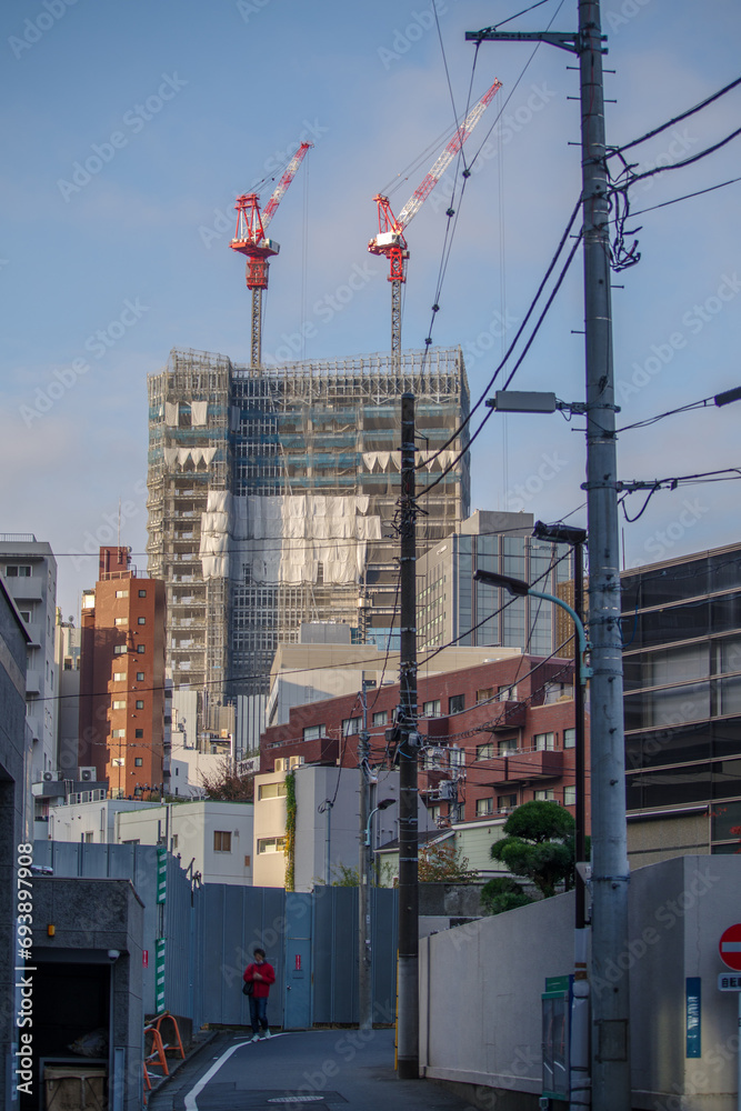 六本木2丁目から望む都市風景