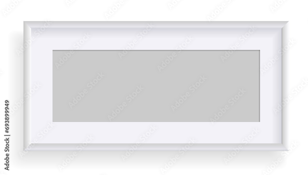 Photo frame isolated on white, rectangular frame mockup. Empty framing for presentations. Photo or picture painting frame, for art gallery interior. template Photo frame isolated on white, rectangular frame mockup. Empty framing for presentations. Photo or picture painting frame, for art gallery interior. template