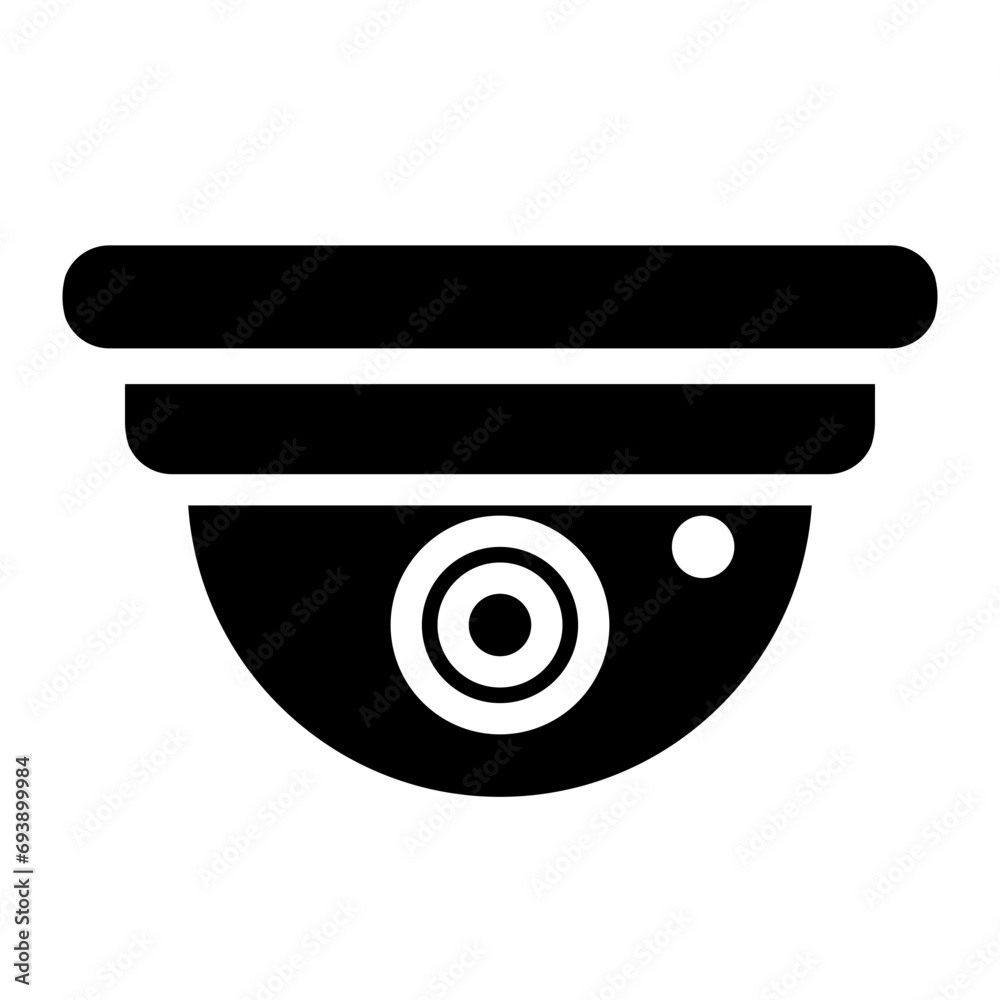 This is the Security Camera icon from the Technology icon collection with an Glyph style This is the Security Camera icon from the Technology icon collection with an Glyph style