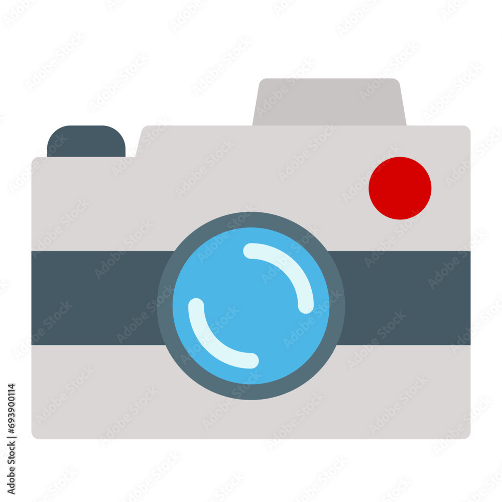 This is the Camera icon from the Technology icon collection with an Color Fill style This is the Camera icon from the Technology icon collection with an Color Fill style