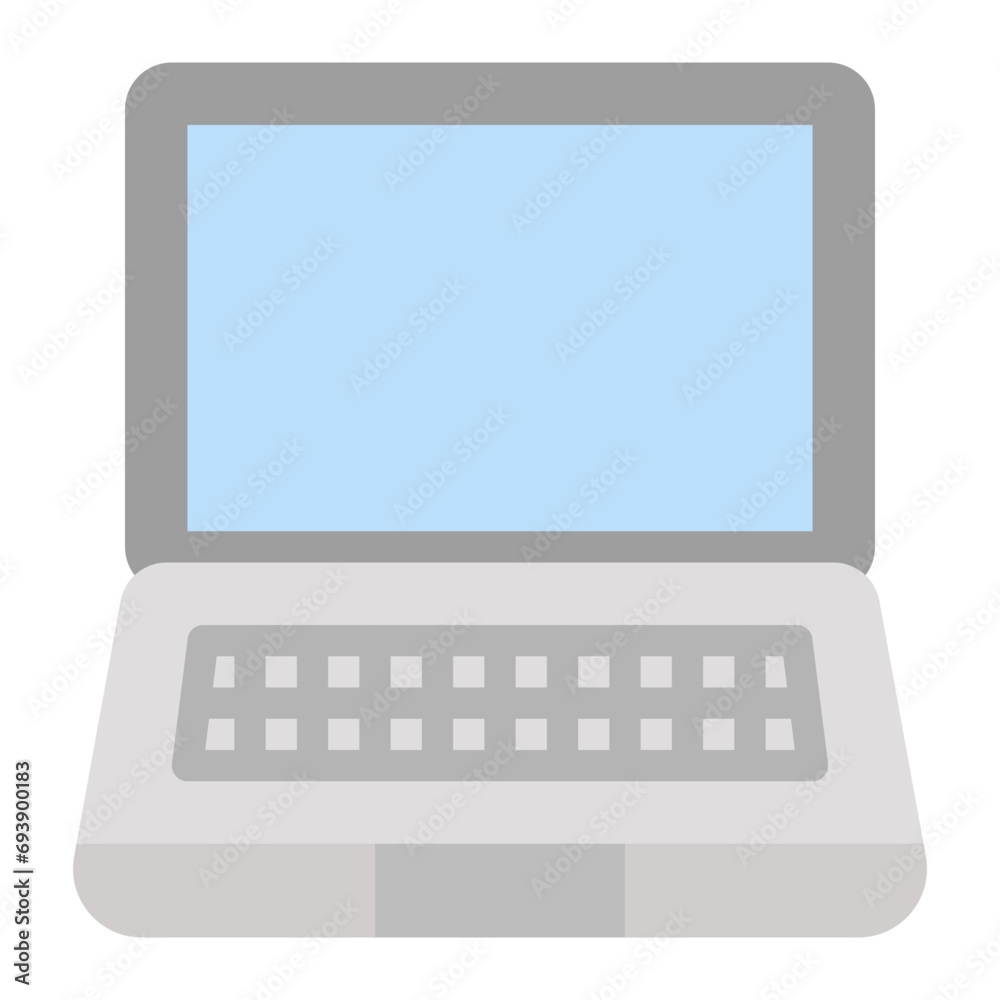 This is the Laptop icon from the Technology icon collection with an Color Fill style This is the Laptop icon from the Technology icon collection with an Color Fill style