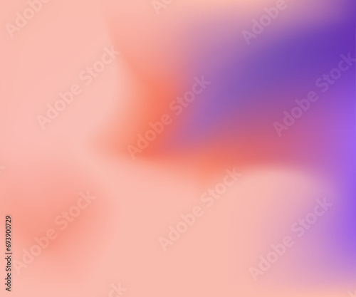 Orange purple cream gradient abstract background