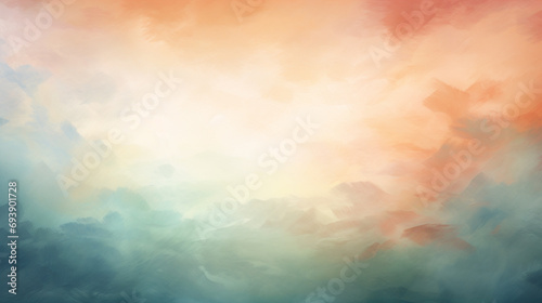 Subdued and calming gradients  invoking a tranquil and meditative ambiance within the abstract aura.