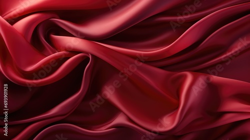 Red silk satin fold as a background