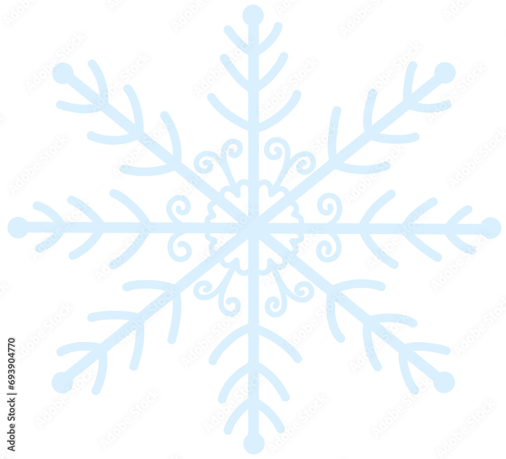 Stylized Winter Snowflake Stylized Winter Snowflake