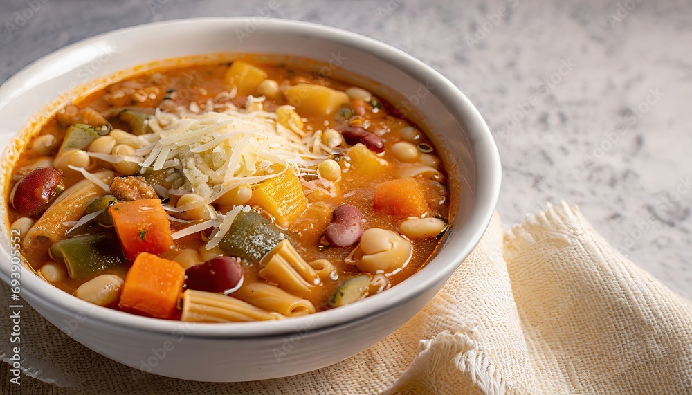 Rustic Minestrone, Rich and Hearty Rustic Minestrone, Rich and Hearty