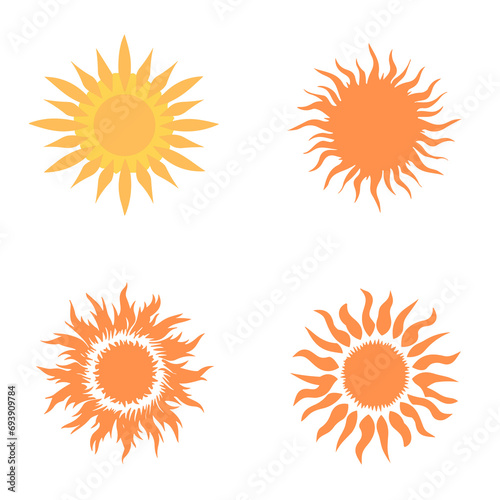 sun svg, sun png, sun illustration, sun, vector, icon, summer, set, design, illustration, symbol, flower, sign, star, art, yellow, element, decoration, weather, pattern, collection, orange, sunlight, 