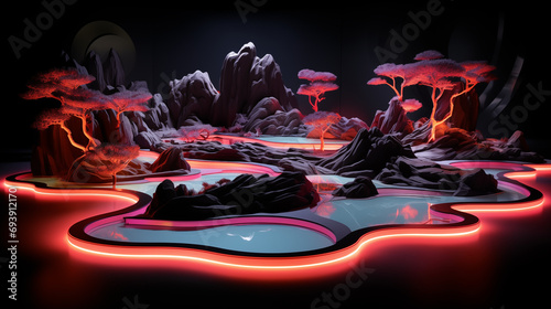 Neon Nirvana: The Luminous Garden