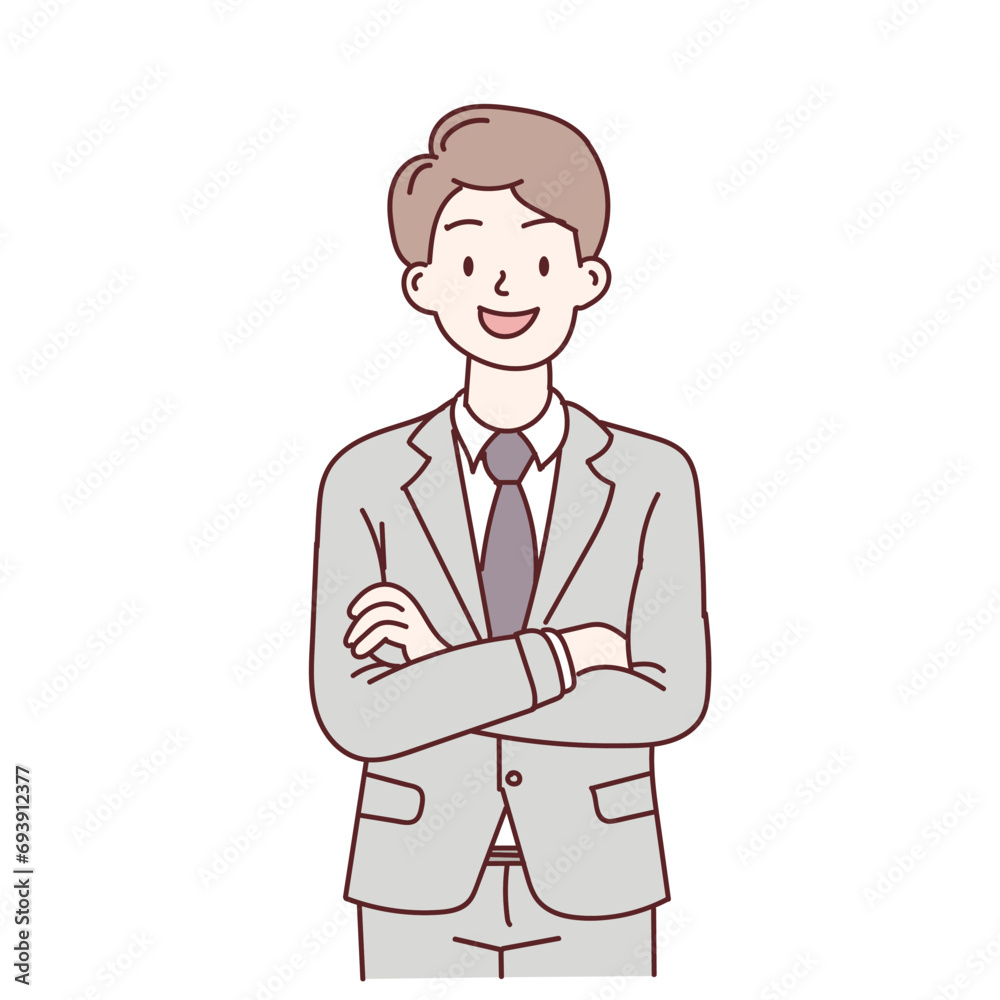 business characters working in office. Vector illustration design. cartoon hand drawn business characters working in office. Vector illustration design. cartoon hand drawn