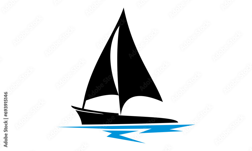 sailing ship logo icon