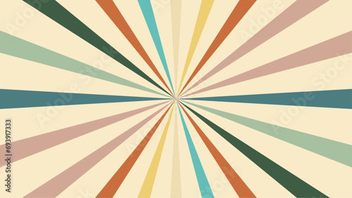 Colorful colourful vector vintage retro background