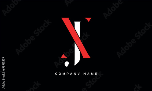 JX, XJ, J, X Abstract Letters Logo Monogram photo