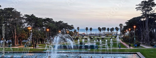fountain in the park