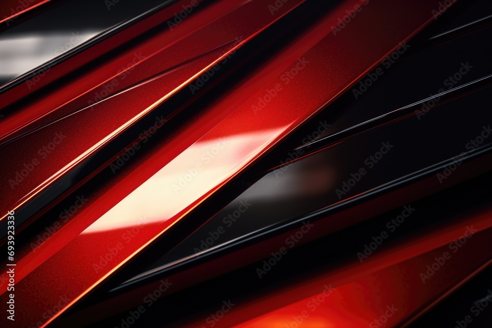 Obraz premium A close up view of a red and black background. This image can be used for various design projects