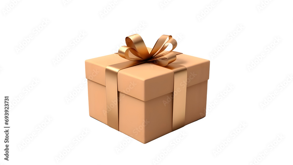 Obraz premium gift box isolated on white