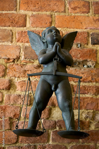 statue of an angel in poland photo