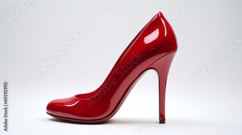 red high heel shoes Ai Generative photo