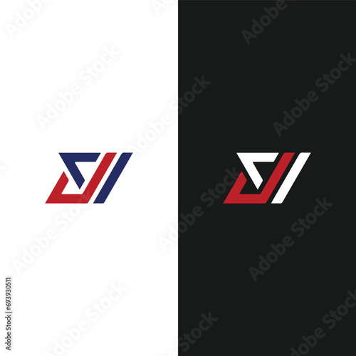 J letter logo, Letter J logo, J letter icon Design with black background. Luxury J letter 