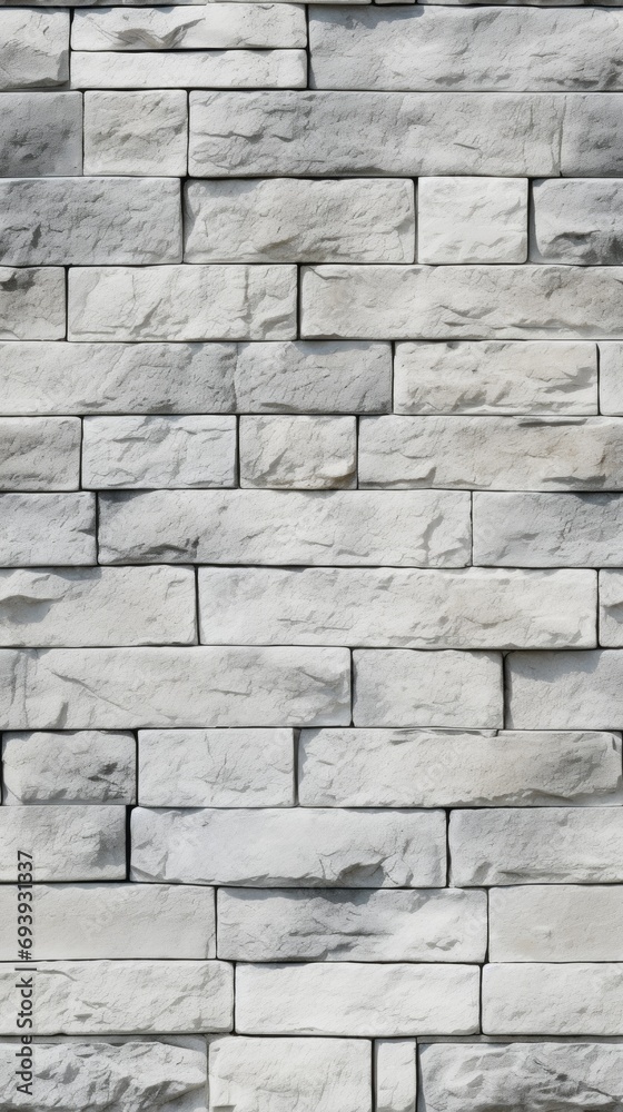 Fototapeta premium Seamless White Brick Wall Texture